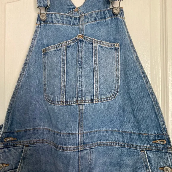 Old Navy Light Blue Denim Overalls large/14 - Picture 4 of 11
